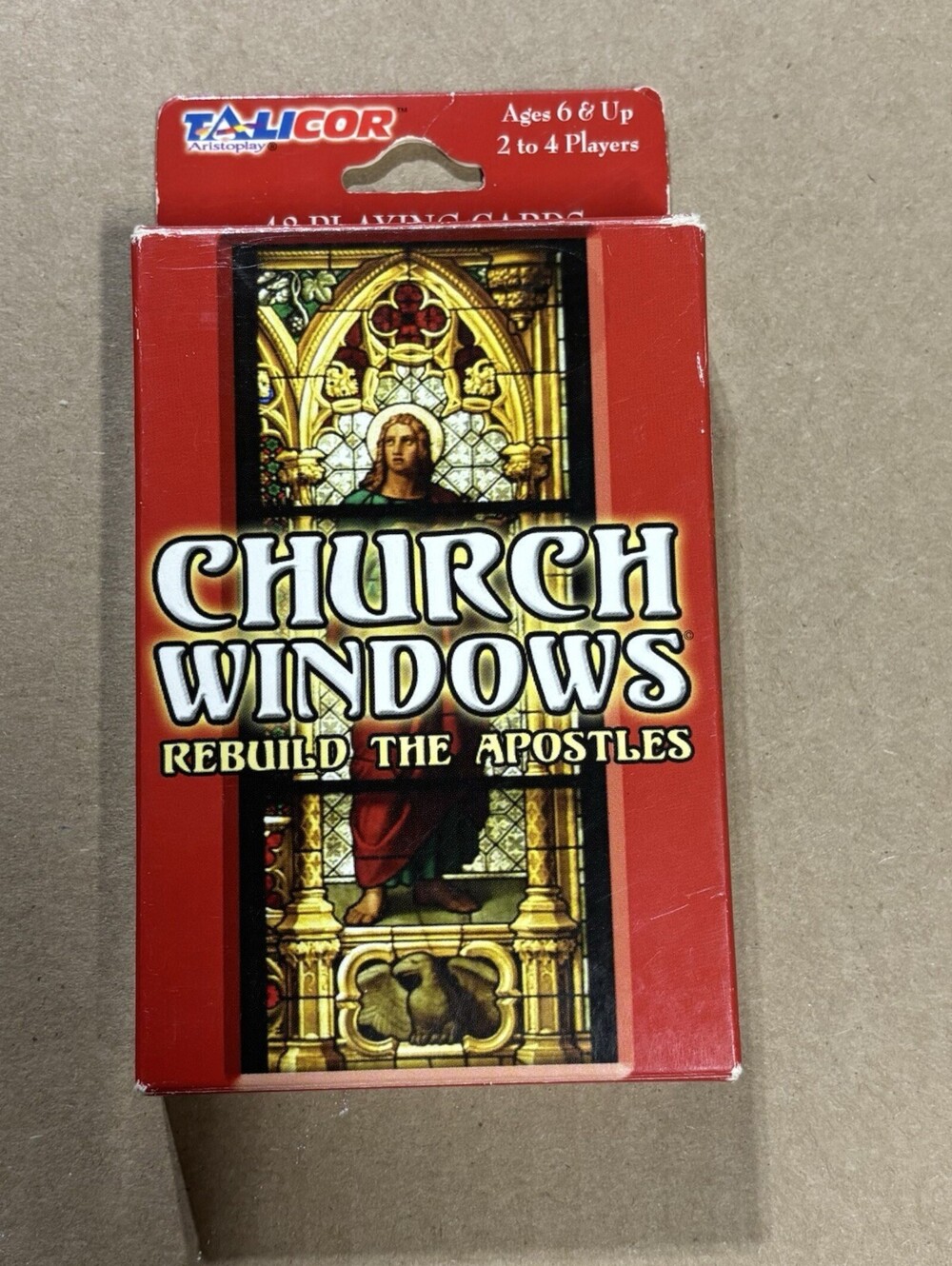 Church Windows Rebuild The Apostles Playing Card Game Talicor OOP